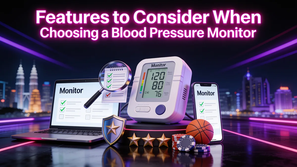 Features to Consider When Choosing a Blood Pressure Monitor for players in the Philippines
